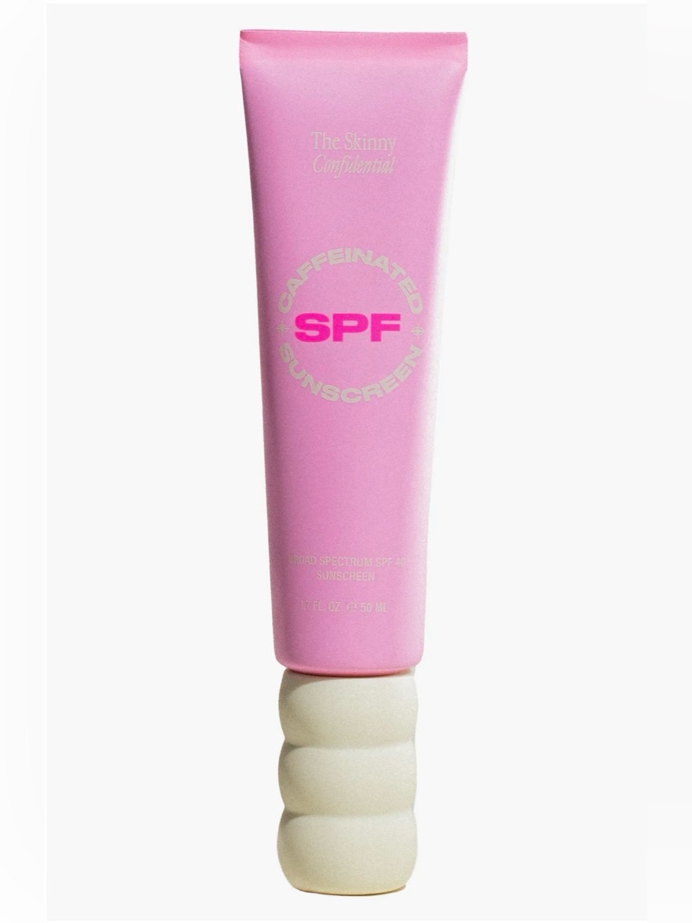 The Skinny Confidential Caffeinated Sunscreen SPF 40 Mineral NEW